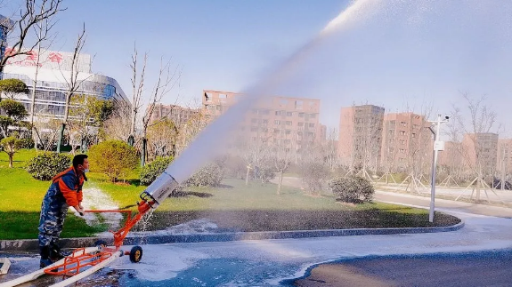 【又見飛雪，飄于智能裝備】手持式、推車式中倍泡沫發(fā)生器（兩款）