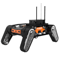 地震搜索機器人（前后雙擺臂） （第3代，語音控制+熱成像+氣體探測+自主導(dǎo)航）