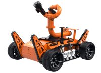 全地形消防滅火機器人【輪式履帶擺臂】 (第1代，升降云臺及氣體二合一探測裝置+語音控制