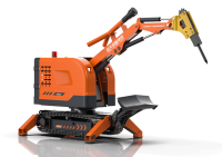 破拆機(jī)器人（音視頻傳輸、環(huán)境氣體探測(cè)+配備破碎錘、圓盤鋸、液壓剪、夾抓裝置等屬具，具有破拆、切割、剪切、抓取等功能）